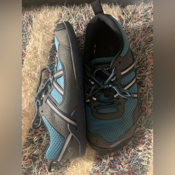 Xero Shoes Women's Prio Black and Blue Sneakers 7.5 - Picture 1 of 6